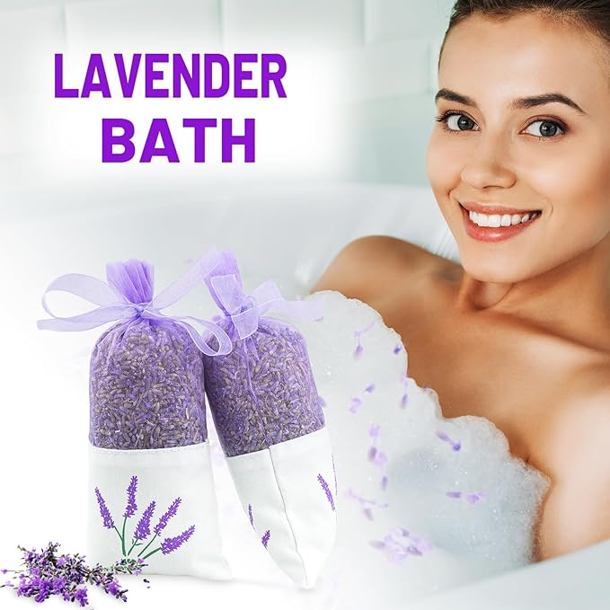 8 Packs Lavender Sachet Bags for Drawers and Closets, Long-Lasting Lavender Scented Sachets Home Fragrance Hanging Closet Air Freshener Oder Eliminator, Smell Goods for House - Image 6