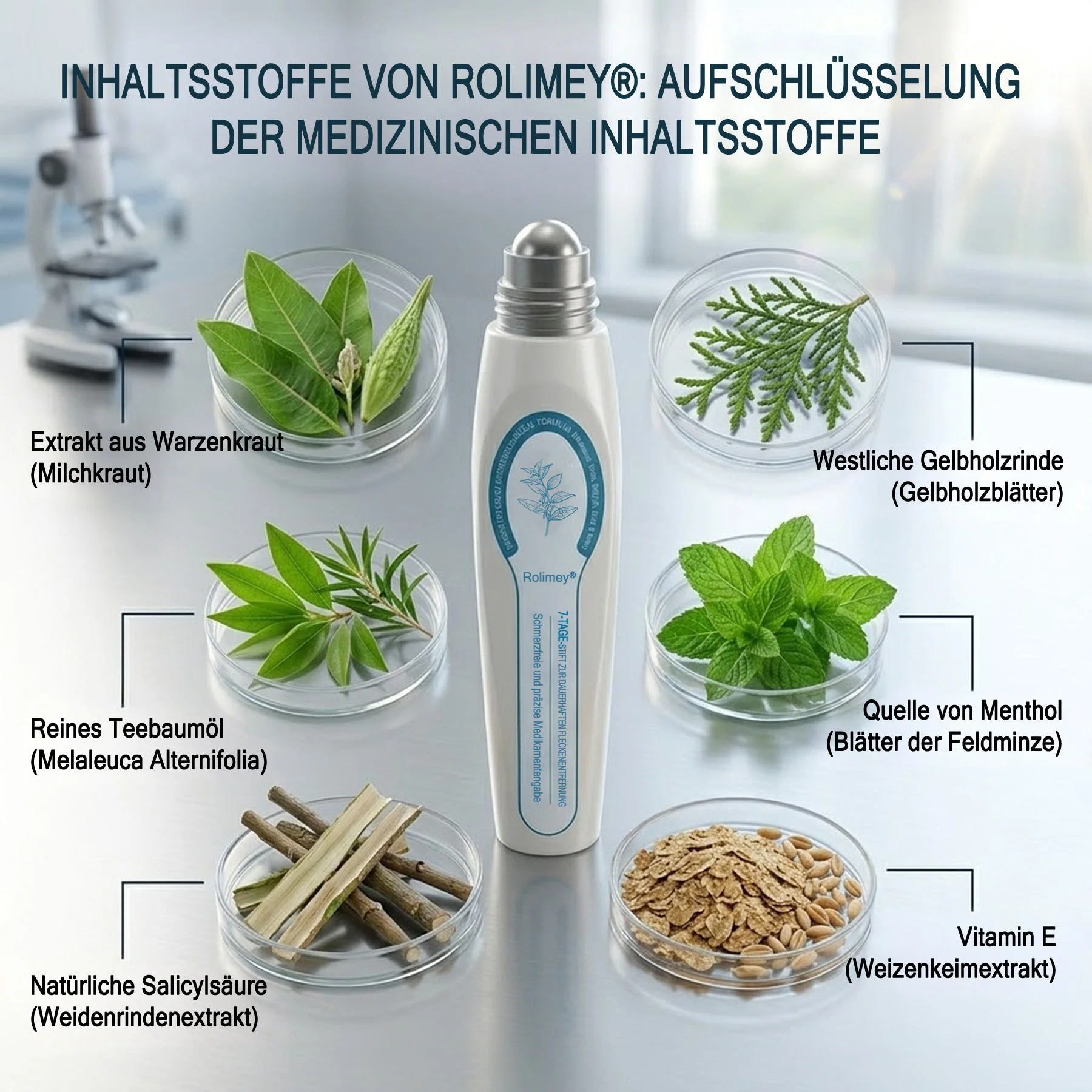 Rolimey® 7-Tage Tag- & Spot-Entferner🧬 (𝐙𝗲𝗿𝗼 𝐏𝗮𝗶𝗻, 𝐙𝗲𝗿𝗼 𝐒𝗰𝗮𝗿𝘀 Roll-On) ✅ Geeignet für: Hauttags, Flecken, Muttermale, Warzen, Blasen, Ekzeme, Schuppen, Hautkeratosen, Akne, Hautwucherungen, Narben, Geburtstagsmale 👩‍⚕️ - Image 10