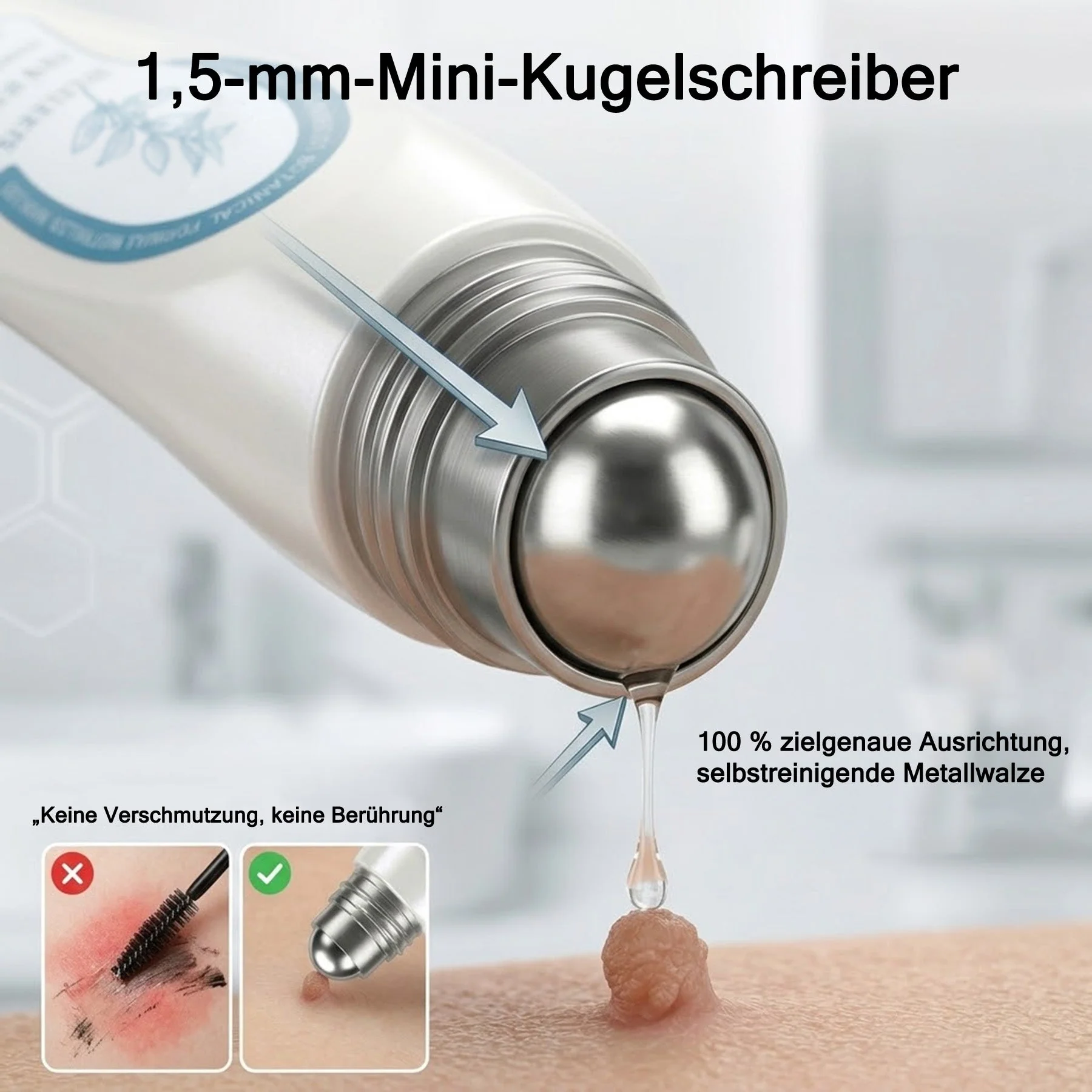Rolimey® 7-Tage Tag- & Spot-Entferner🧬 (𝐙𝗲𝗿𝗼 𝐏𝗮𝗶𝗻, 𝐙𝗲𝗿𝗼 𝐒𝗰𝗮𝗿𝘀 Roll-On) ✅ Geeignet für: Hauttags, Flecken, Muttermale, Warzen, Blasen, Ekzeme, Schuppen, Hautkeratosen, Akne, Hautwucherungen, Narben, Geburtstagsmale 👩‍⚕️ - Image 5