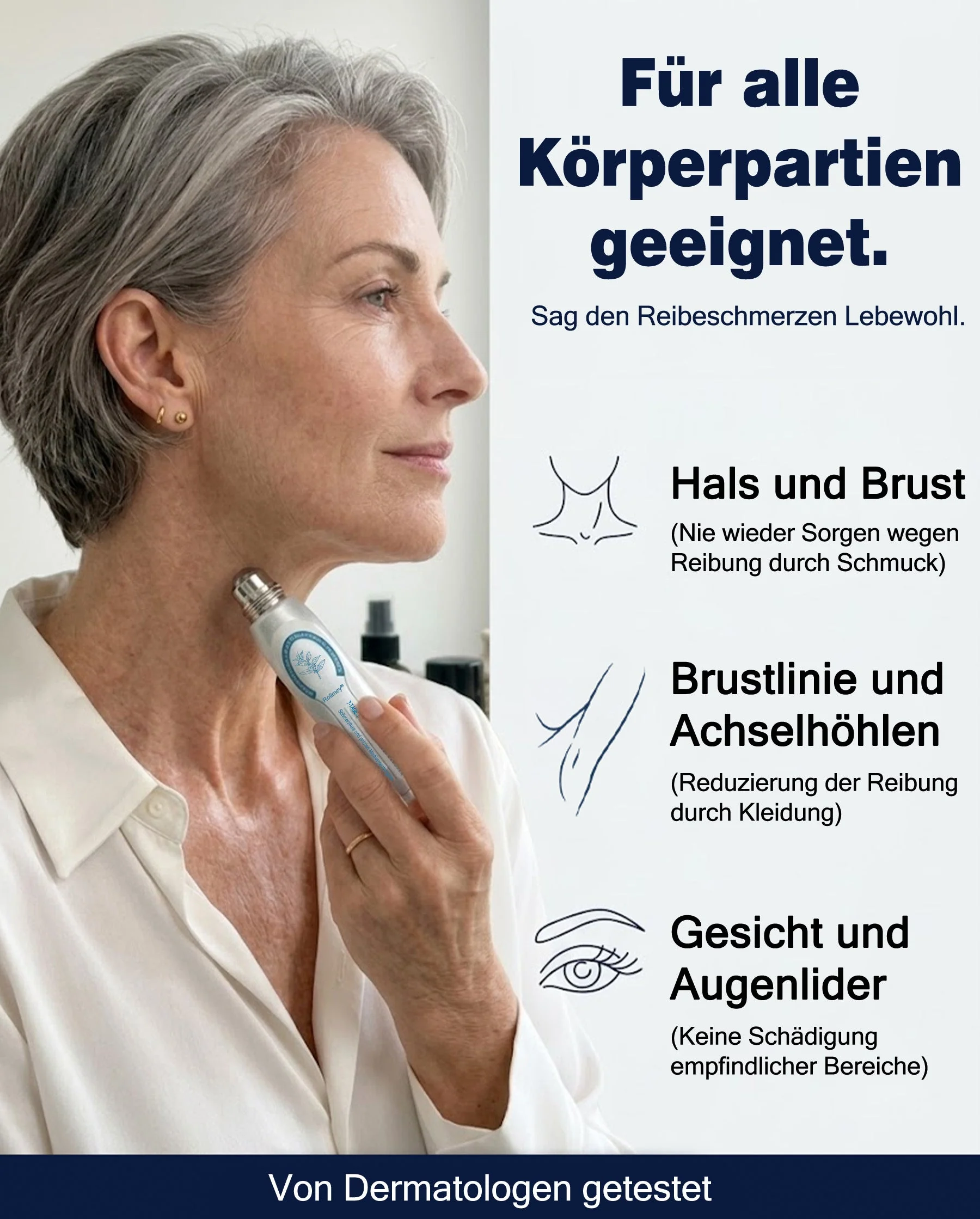 Rolimey® 7-Tage Tag- & Spot-Entferner🧬 (𝐙𝗲𝗿𝗼 𝐏𝗮𝗶𝗻, 𝐙𝗲𝗿𝗼 𝐒𝗰𝗮𝗿𝘀 Roll-On) ✅ Geeignet für: Hauttags, Flecken, Muttermale, Warzen, Blasen, Ekzeme, Schuppen, Hautkeratosen, Akne, Hautwucherungen, Narben, Geburtstagsmale 👩‍⚕️ - Image 6