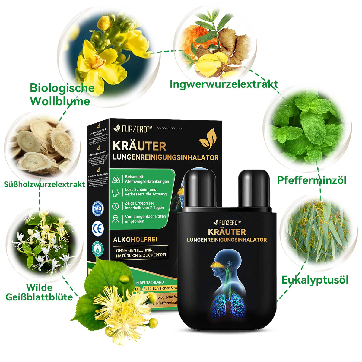 🥥👨⚕️Furzero™ Kräuter-Lungenreinigungsinhalator (💝 Empfohlen von führenden Lungenspezialisten 💝) - Image 7