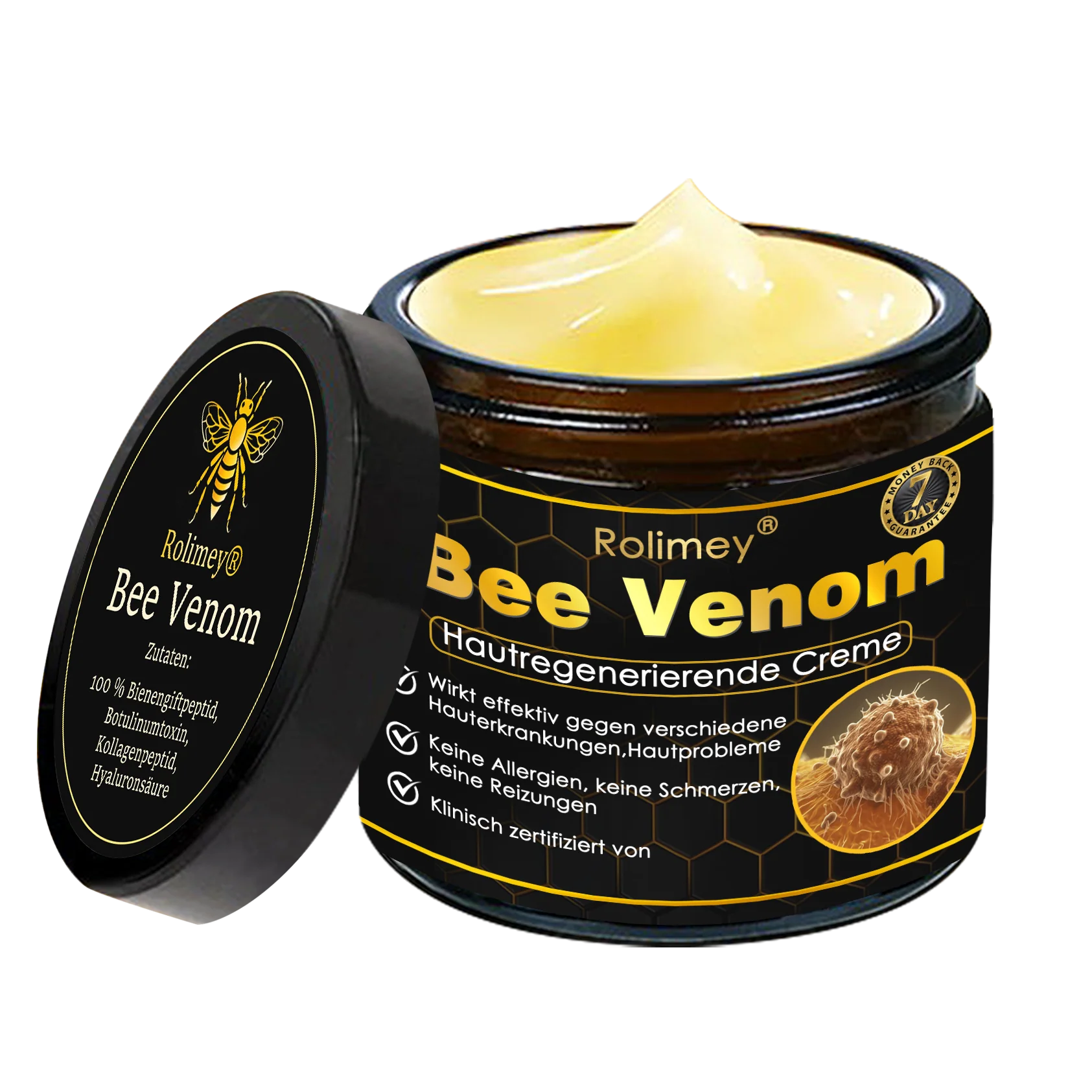 🎁Neuestes Modell: Rolimey® Bienengift Max Pflegecreme – Reparatureffekt um 65 % gesteigert 🔥 NUR NOCH 80 % RABATT - Image 23